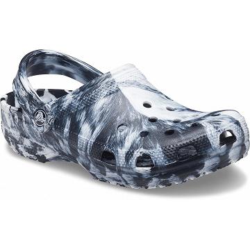 Crocs Classic Marbled Klumpa Férfi Fekete | HU 0788ILHS